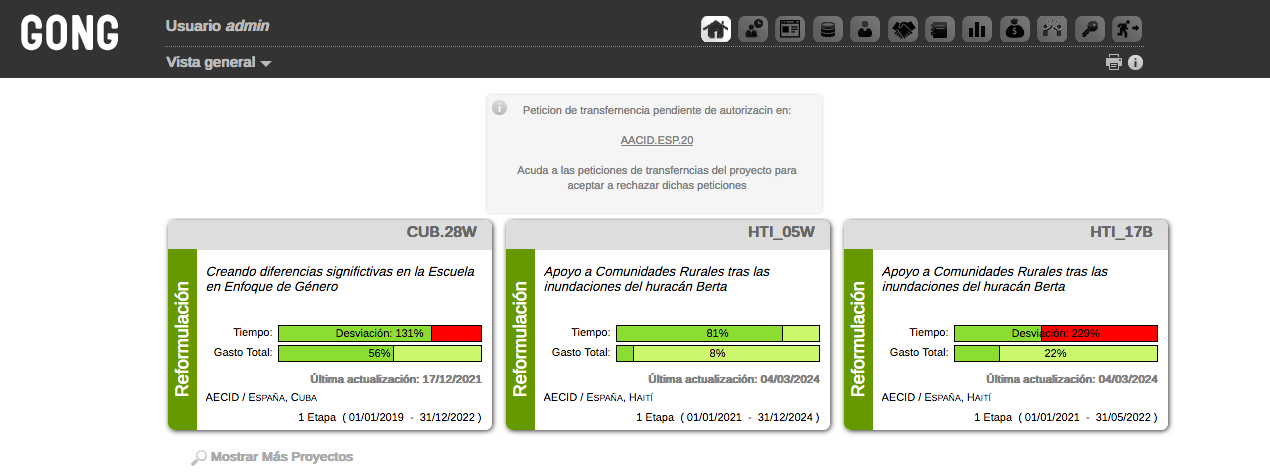 Alerta Peticiones Transferencia Pendientes