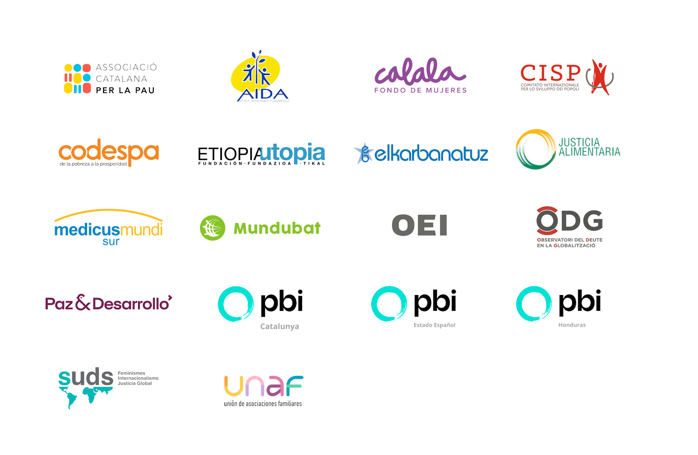 Logos Ongs Comunidad GONG Marzo 2026