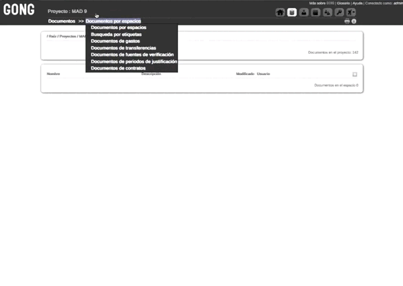Orden documentos de gastos descargados