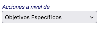 Objetivos especificos o resultados
